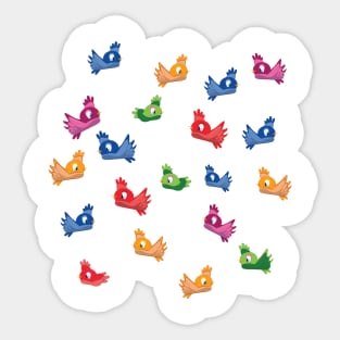 Cute cartoon Birds Sticker